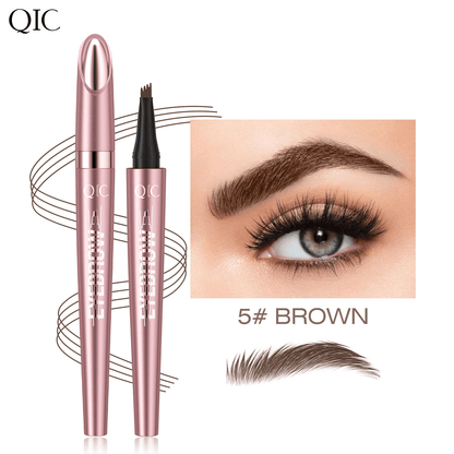 Waterproof Micro-Fork Eyebrow Pencil – Natural Hair-Stroke Effect & Long-Lasting Color