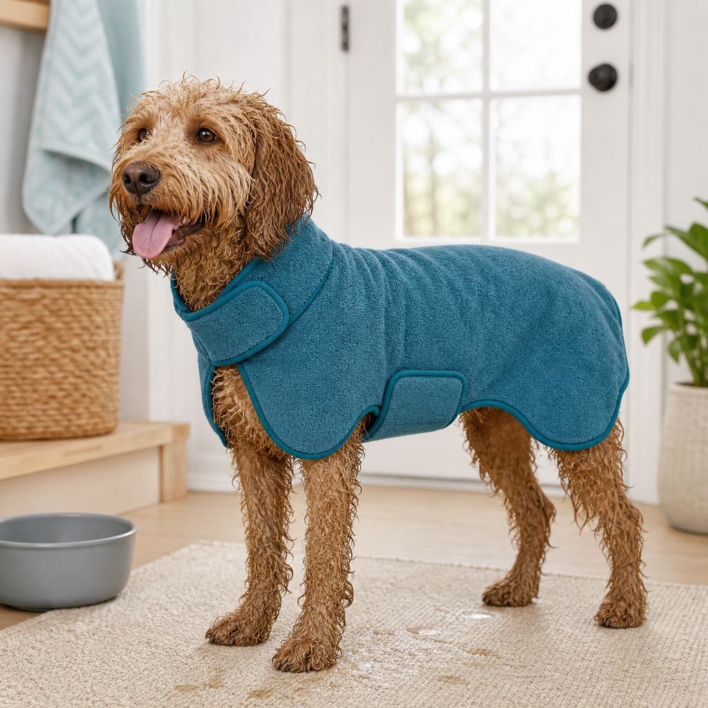 Adjustable Dog Drying Coat