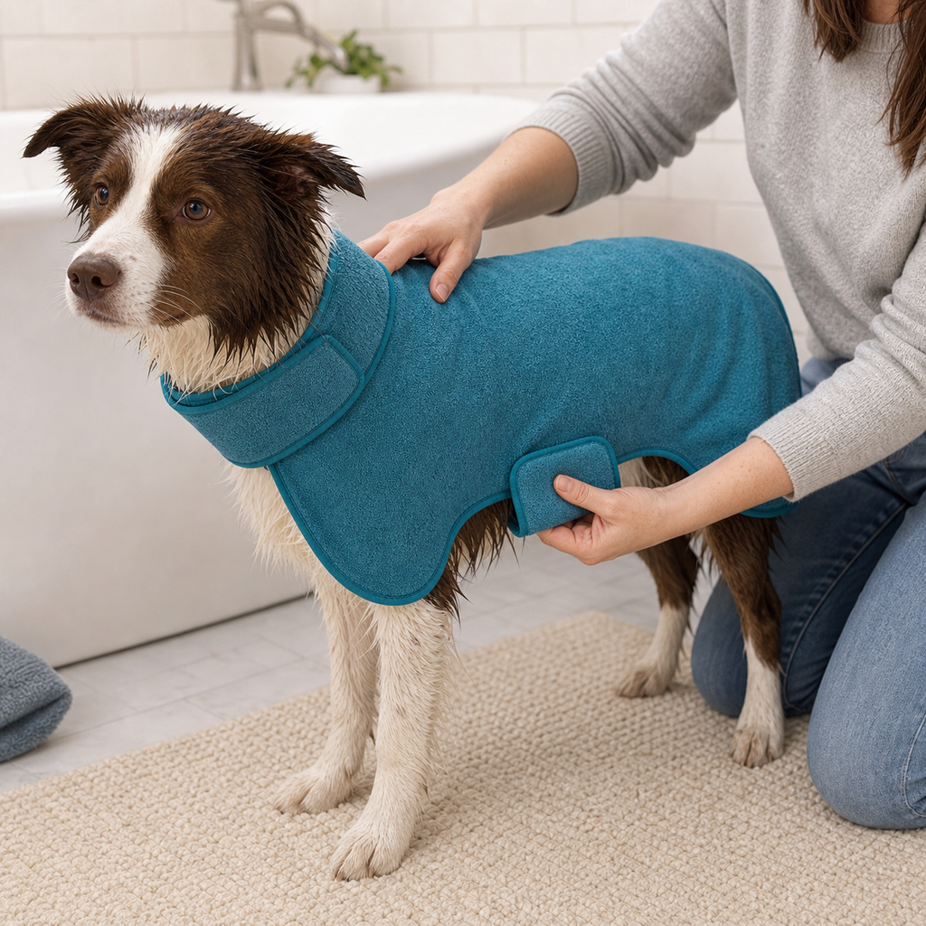 adjustable-dog-drying-coat product detail