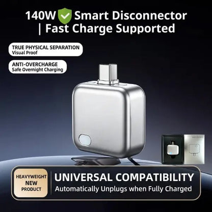 140W Smart Charging Adapter with Auto-Stop Protection