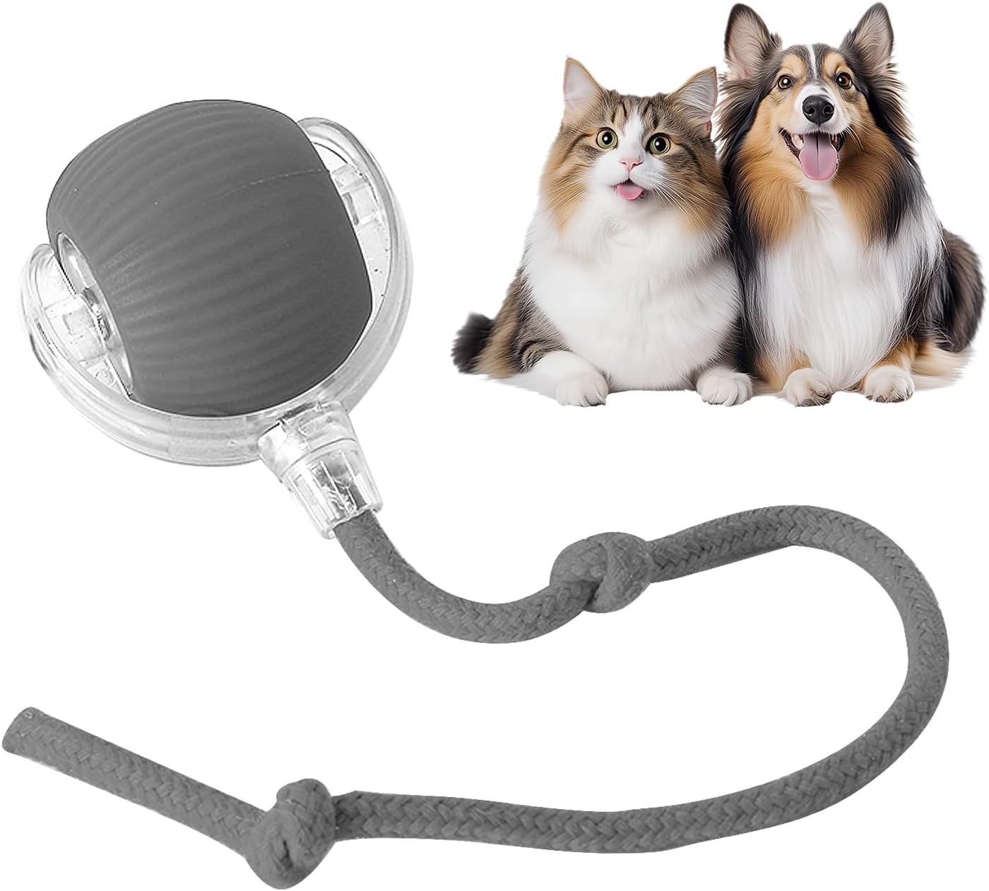 Interactive Pet Toy Ball – Auto-Rolling, Self-Moving Play Ball for Cats & Dogs
