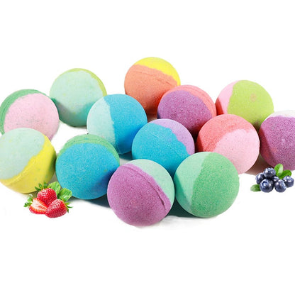 Natural Bath Bombs for Kids – Mega Bubbles, Surprise Inside, 12 Pcs per Box