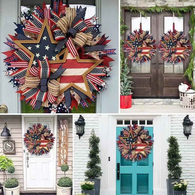 🔥Flash Sale-60% Off🔥Honor the Journey: The Hand-Crafted 250th Anniversary Tribute Wreath