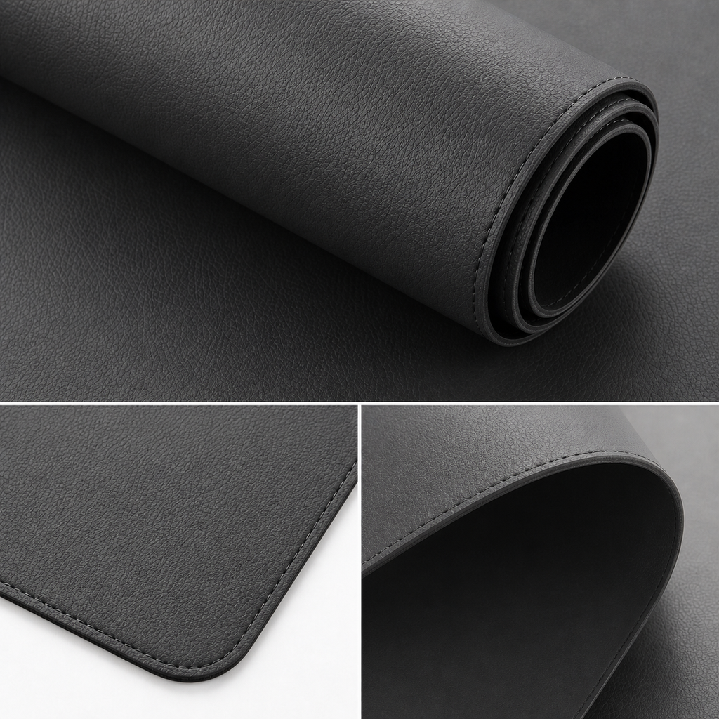 Large Leather-Look Office Desk Mat
