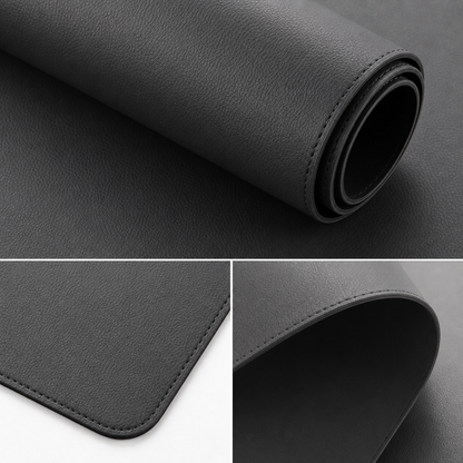 Large Leather-Look Office Desk Mat