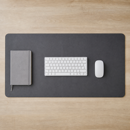 Large Leather-Look Office Desk Mat
