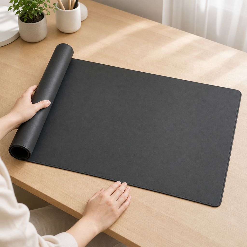 large-leather-look-office-desk-mat product detail