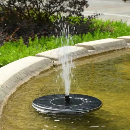 Solar Bird Bath Fountain Pump – 4 Interchangeable Nozzles for Garden & Outdoor